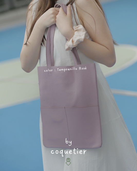 Leather Totebag (cocktail & wine collection)