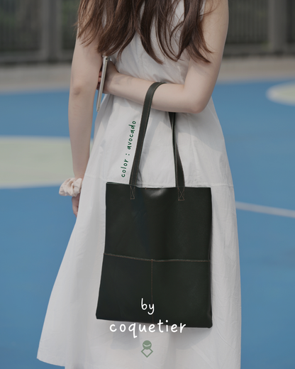 Leather Totebag (cocktail & wine collection)