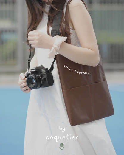 Leather Totebag (cocktail & wine collection)